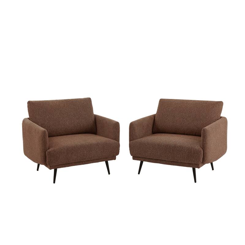 Karaka 37.5"W Oversized Armchair Leisure Sofa Accent Chair (Set of 2)