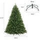 preview thumbnail 9 of 19, Realistic Green Spruce Artificial Christmas Tree with Stand