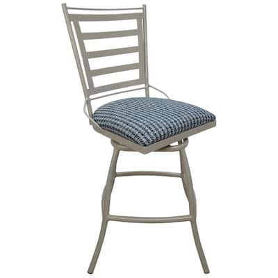 Outdoor Counter 26" 30" Extra Tall 35" Bar Stool Jenna Armless - Beige