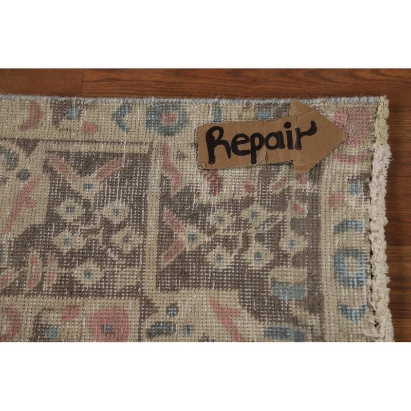 Medallion Tabriz Persian Area Rug Hand-Knotted Bedroom Wool Carpet - 6'4"x 9'3"