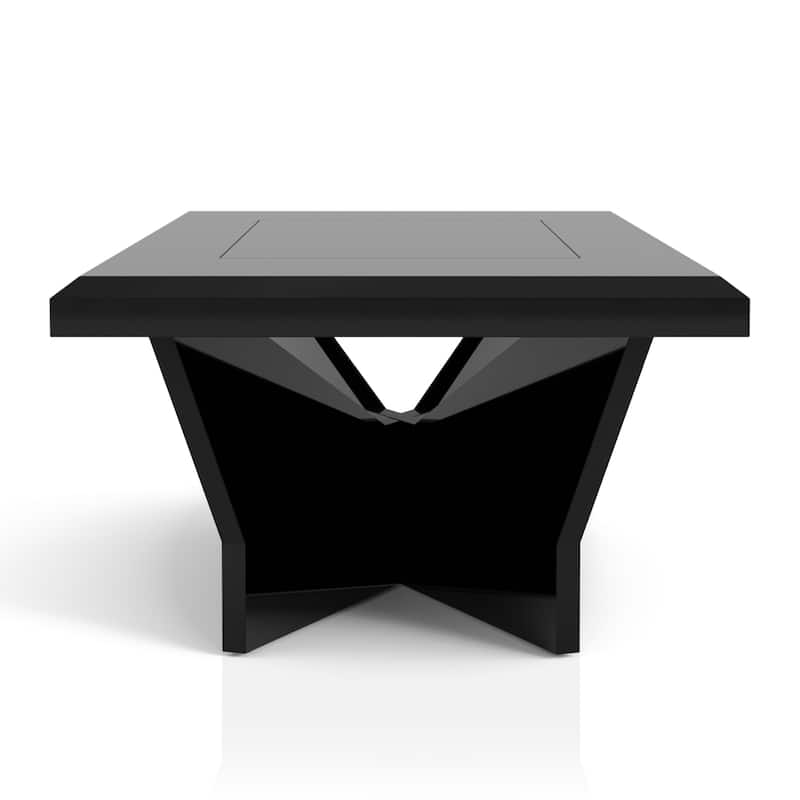 Ameena Contemporary Glass Insert Top Coffee Table by Furniture of America