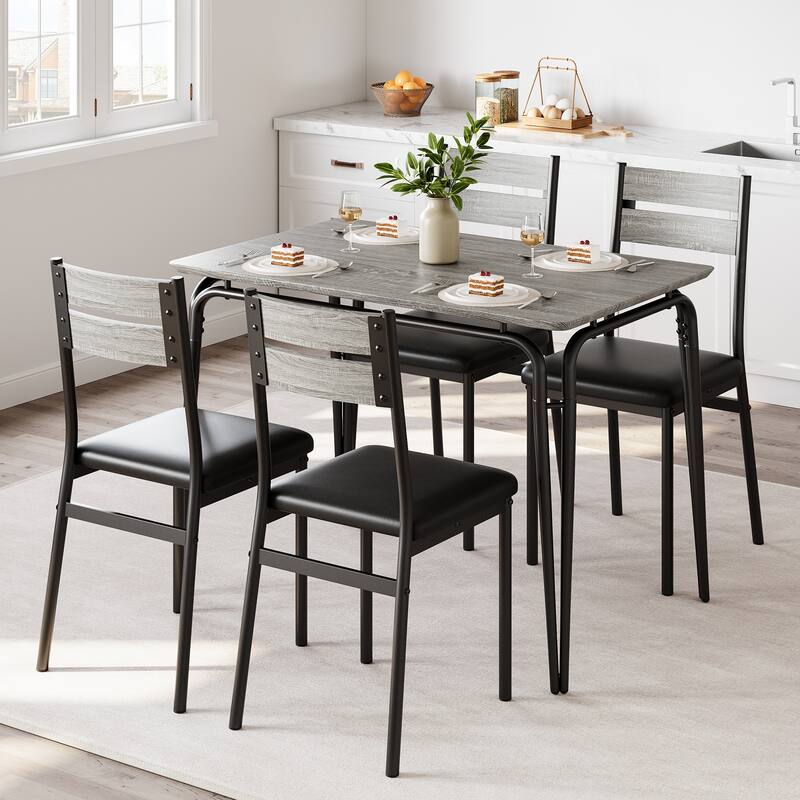 Dining Table Set with Chairs for Small Space Kitchen