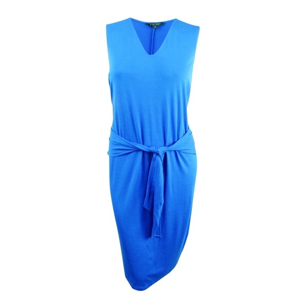 plus size blue midi dress