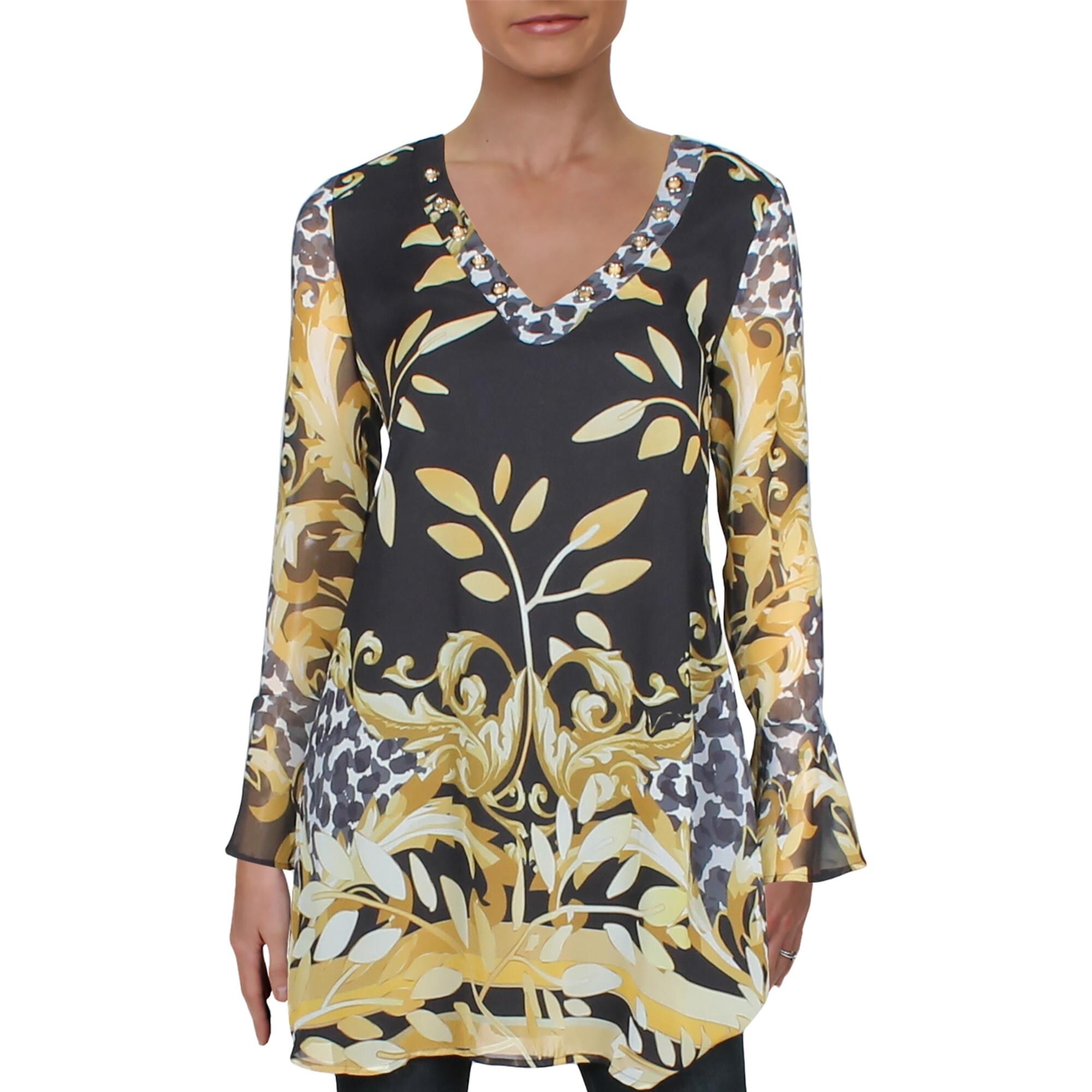 Black And Gold Casual Dress A L C Black Gold L Kilmer Crewneck