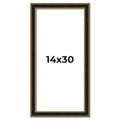 14x30 Frame Gold Antique Vintage Sold Wood Picture Frame | 1.75 Inch