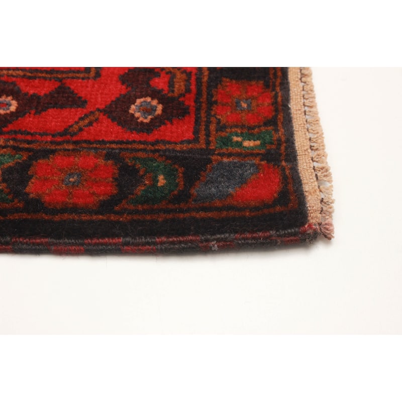 Teimani Red Rug 3'0" x 4'9" - 3'0 x 4'9