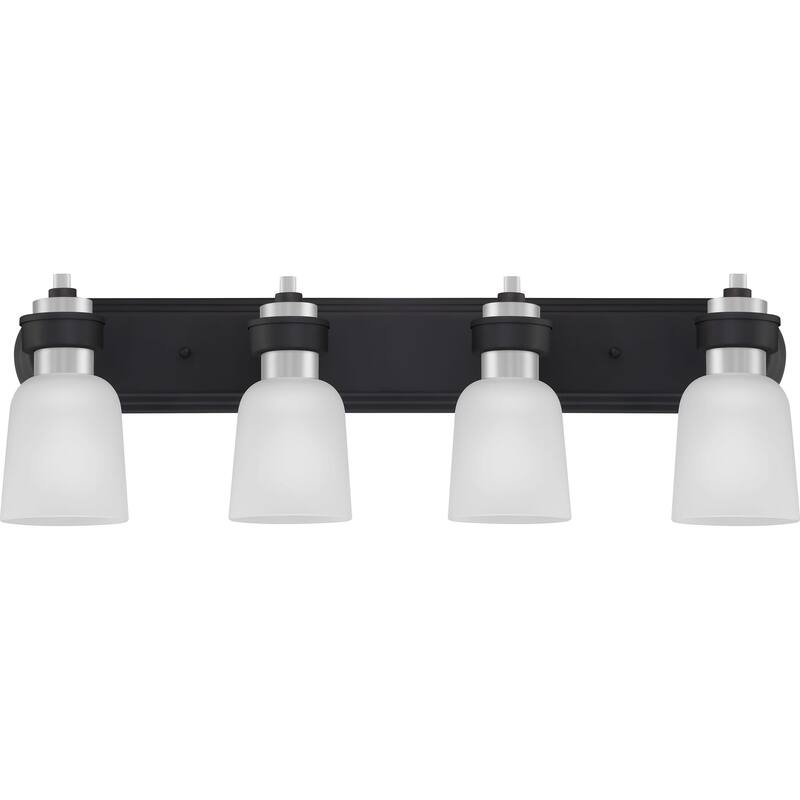 Conrad 4-Light Bathroom Vanity Light in Brushed Nickel - Brushed Nickel