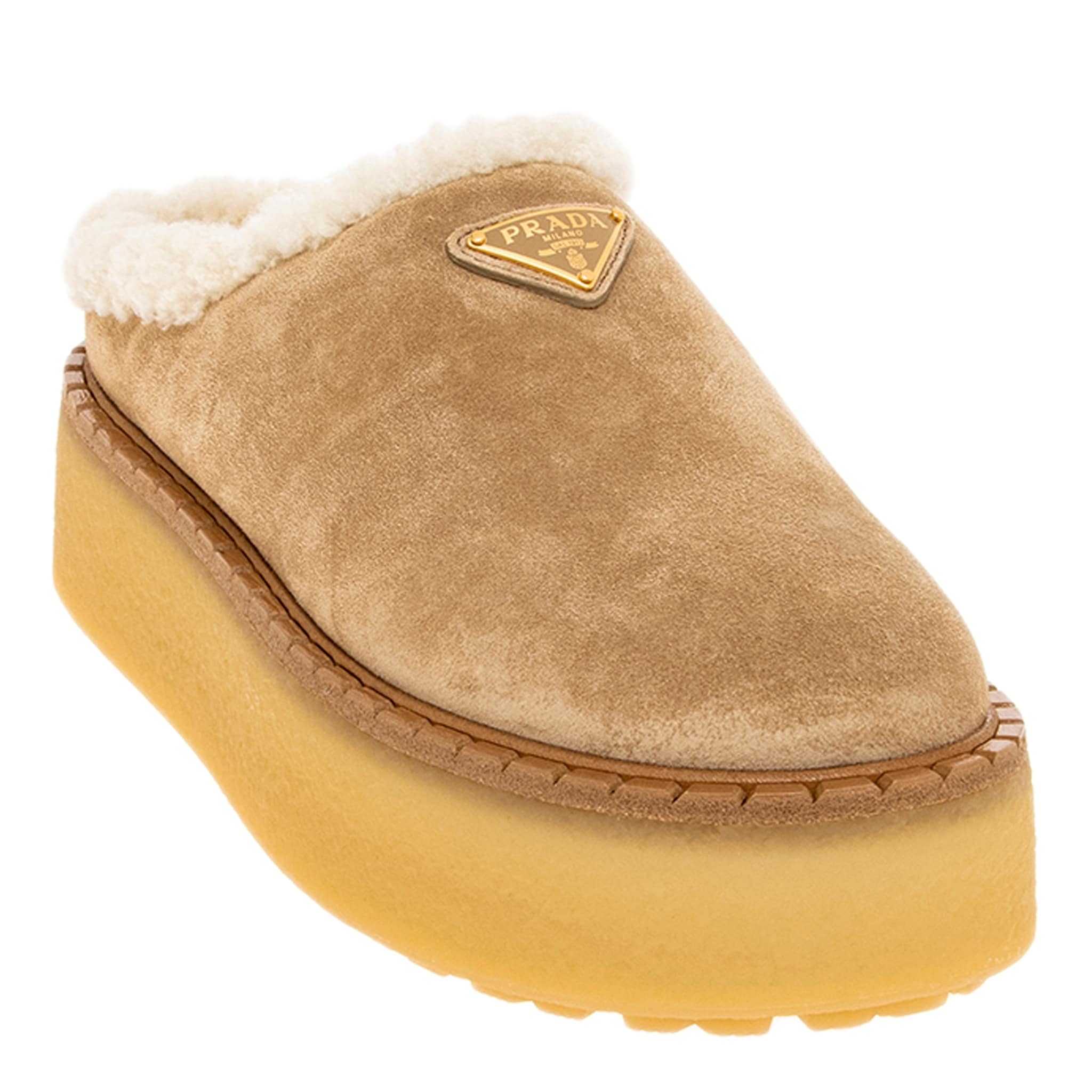 Prada Fleece Slippers
