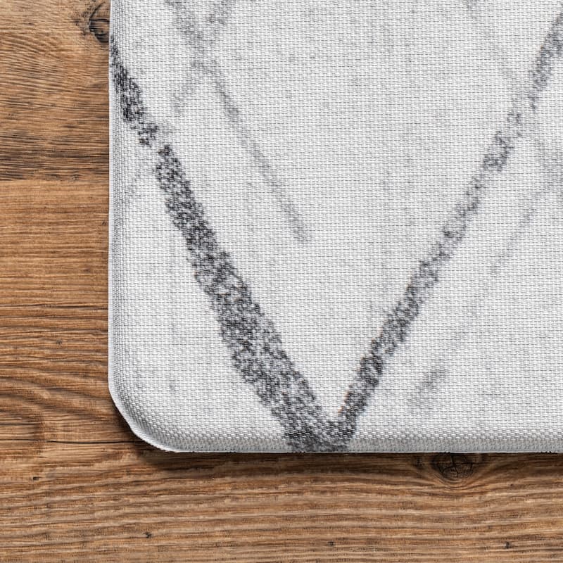 Nuloom Thigpen Contemporary Anti Fatigue Kitchen or Laundry Room Comfort Mat