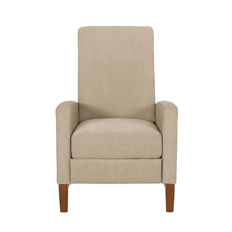 Living Room Lounge Chair, 27'' Wide Upholstered Recliner Sofa Chair with Retractable Footrest Modern Club Chair with Wood Frame