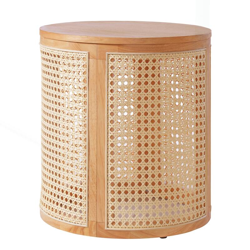 Charming Solid Wood Side Table with Versatile Appeal