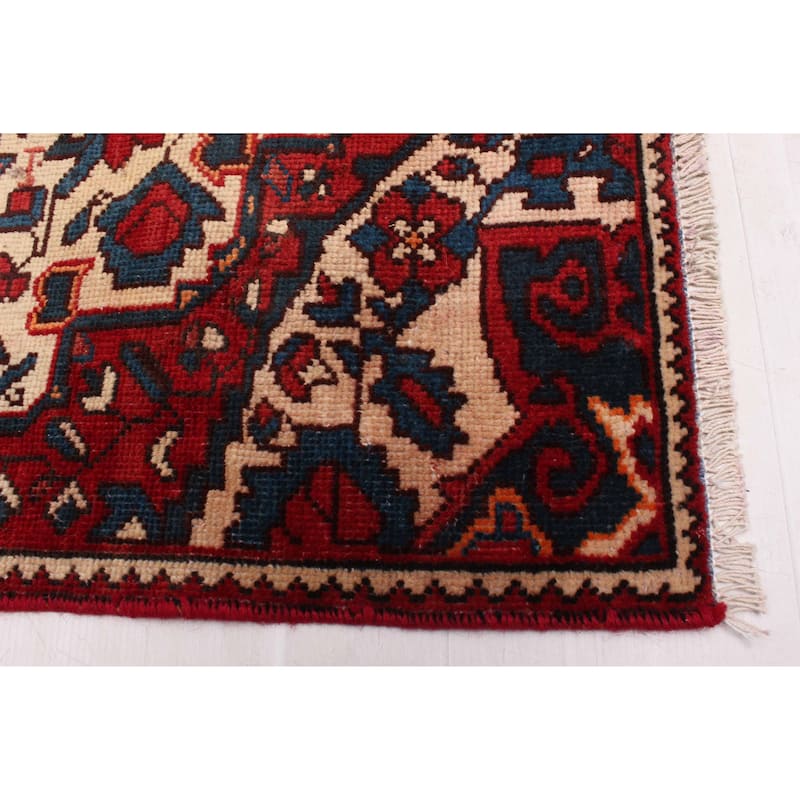 ECARPETGALLERY Hand-knotted Konya Anatolian Red Wool Rug - 3'4 x 9'0