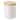 Yamazaki Home Ceramic Canister - Four Styles, Ceramic, Sugar, 15.25 oz., 450 ml - L 3.74 x W 3.74 x H  4.53 inches