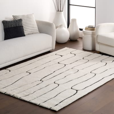 Nazco Abstract New Zealand Wool Area Rug
