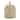 Ribbed Metal Canister with Lid 8"H