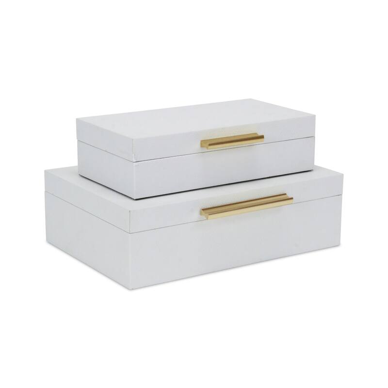 Lusan Black Vinyl Decorative Box Set