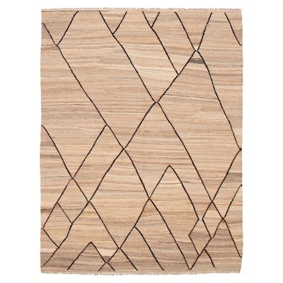 Sivas Beige Kilim 5'11" x 7'10" - 5'11 x 7'10