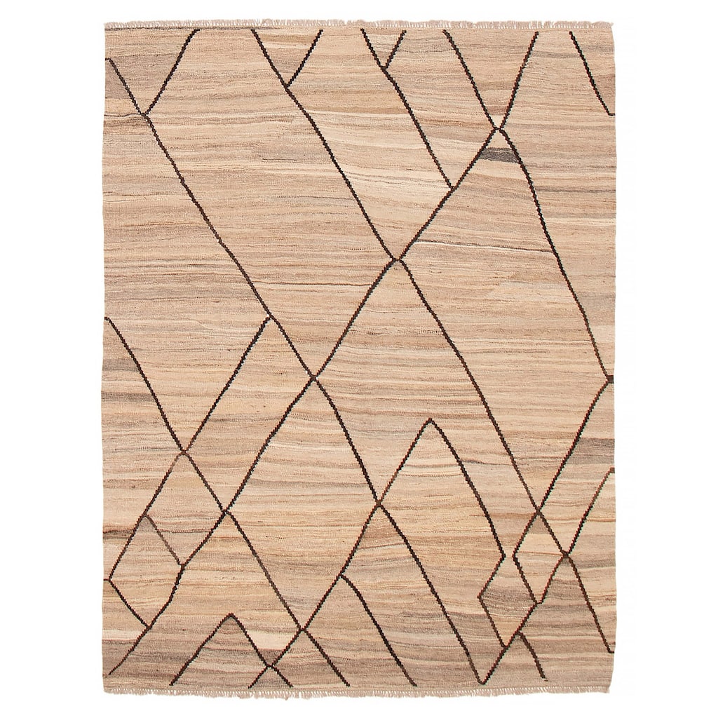 Sivas Beige Kilim 5'11" x 7'10" - 5'11 x 7'10