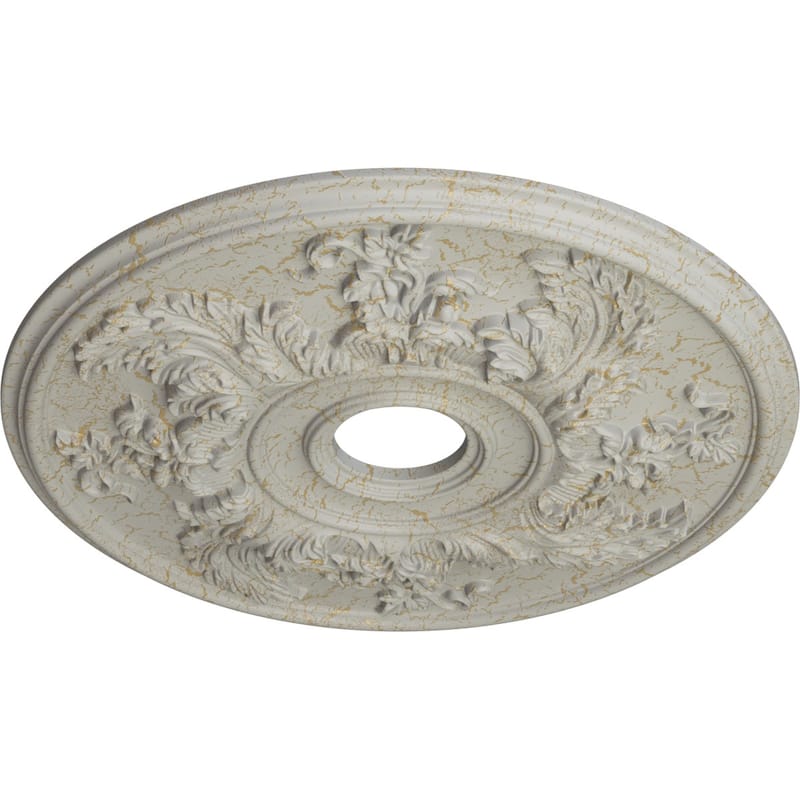 23 5/8"OD x 4 5/8"ID x 1 7/8"P Acanthus Twist Ceiling Medallion