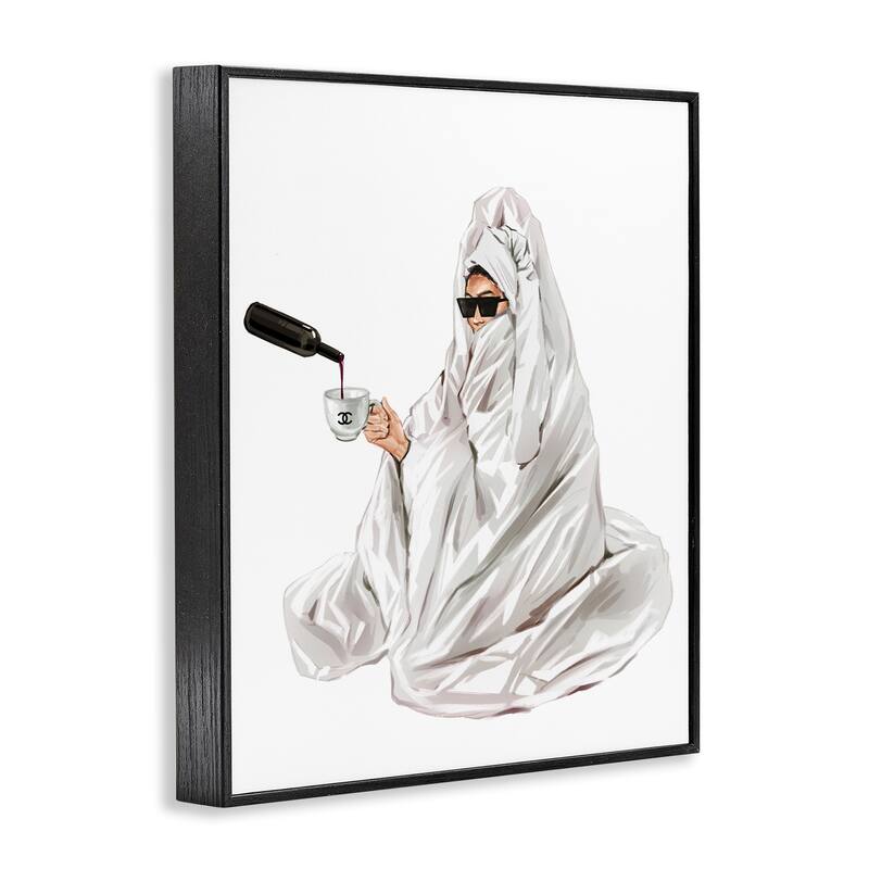 Stupell Glam Comfort Pouring Drink Framed Giclee Art Design By Ziwei Li