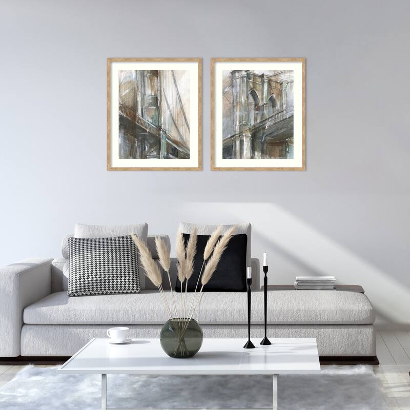 Icon of Architecture No. 1 & No. 2 - 2 Piece by Ethan Harper Framed Wall Art Prints