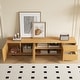preview thumbnail 14 of 18, 79" Mid-Century Modern TV Stand - Wood Media Console, Living Room Entertainment Center with Ample Storage