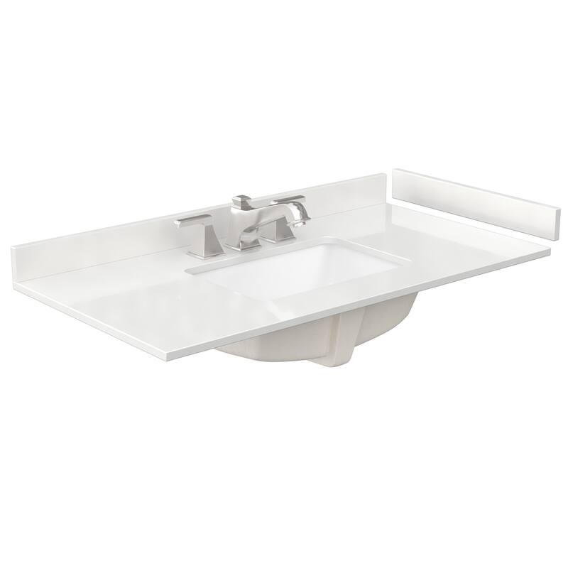 Icon 42-inch Single Vanity, Quartz Top