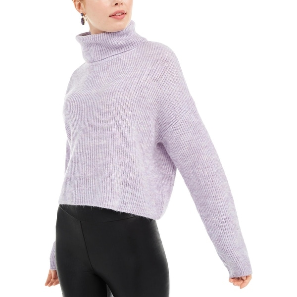 Purple turtleneck sweater clearance