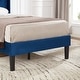 preview thumbnail 12 of 27, Javlergo Set of 2 Twin Size Adjustable Headboard Kids Platform Bed Frame 8 Inch Underbed Storage No Box Spring Needed Bed Frame