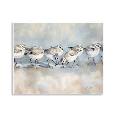 Stupell Sandpiper Birds Mirage Wall Plaque Art Design By Ramona Murdock