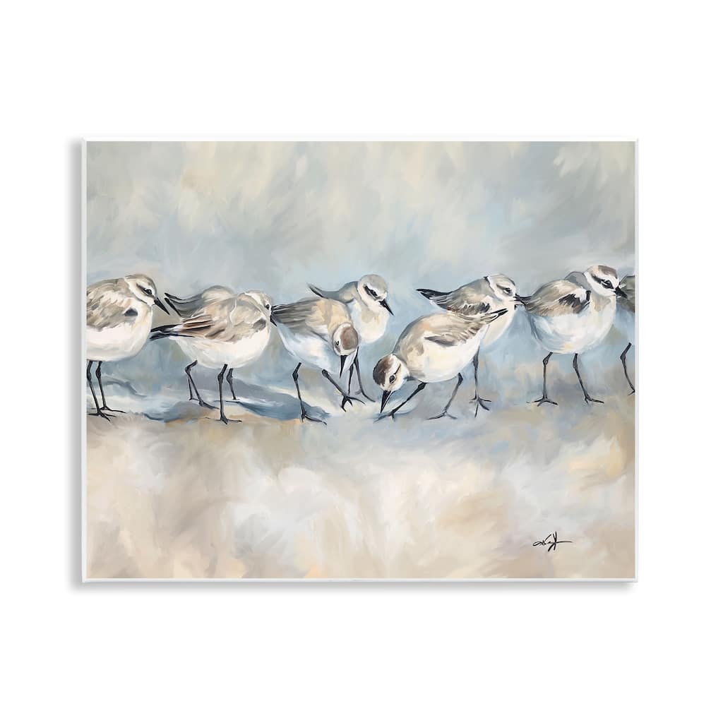 Stupell Sandpiper Birds Mirage Wall Plaque Art Design By Ramona Murdock