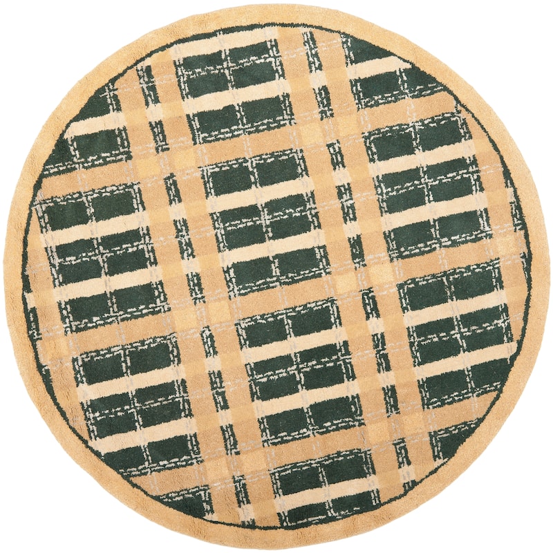 Martha Stewart by SAFAVIEH Colorweave Plaid Wool/ Viscose Rug