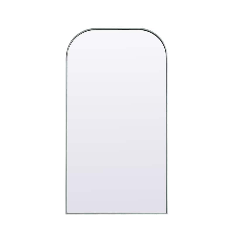 Elegant Lighting MR1B3566 Blaire 35" W x 66" H Modern Arched Bathroom - Silver