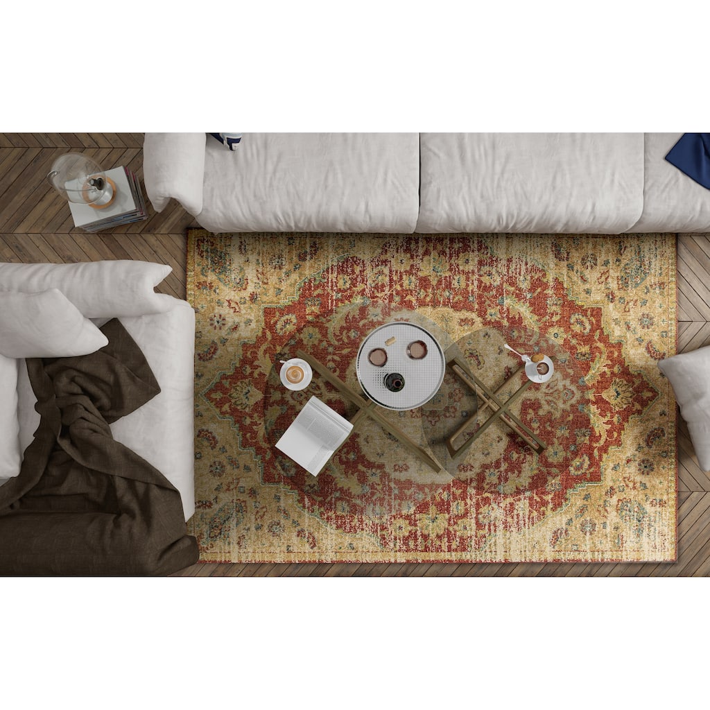 Kas Rugs Casablanca Distressed Moroccan Area Rug