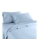 preview thumbnail 23 of 116, Home Sweet Home Dream Striped 1200 TC Cotton Deep Pocket Bed Sheet Set
