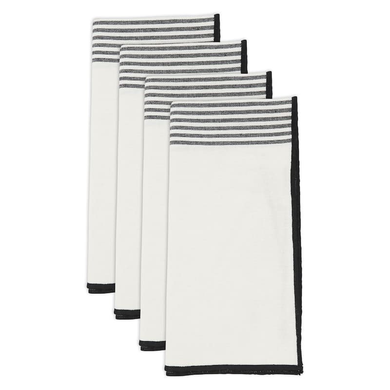 Classic Elegance Striped Napkin (Set of 4) - 20"x20"