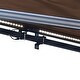 preview thumbnail 2 of 8, ALEKO Motorized LED 20 x 10 ft Half Cassette Retractable Awning Brown