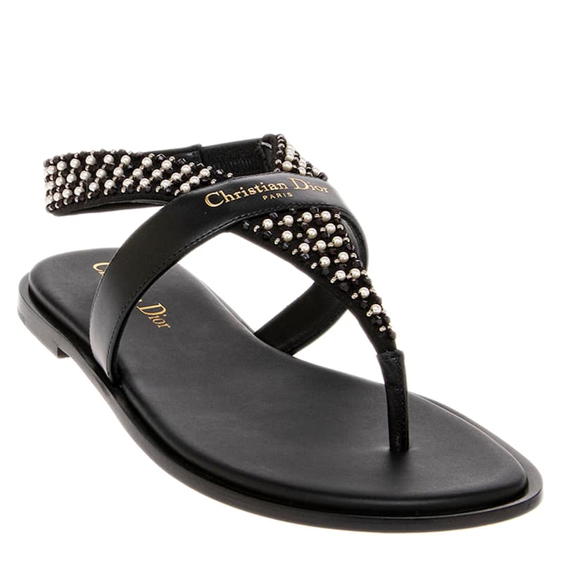 Christian Dior Embellished Sandals - 35 EU