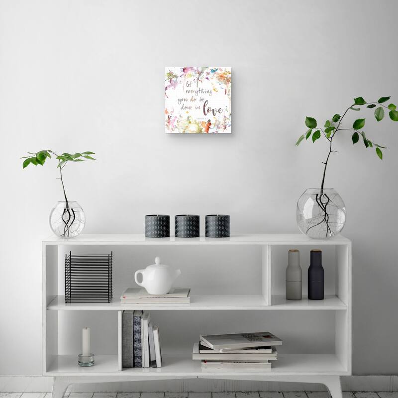 Done in Love Canvas Art Print