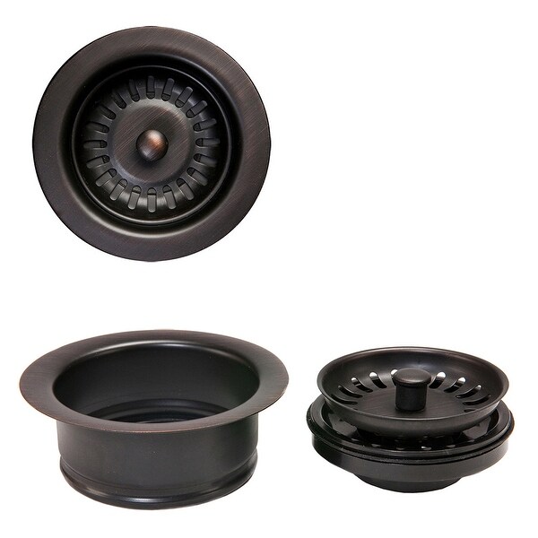 Drain Combination Package for Double Bowl Kitchen Sinks in Oil