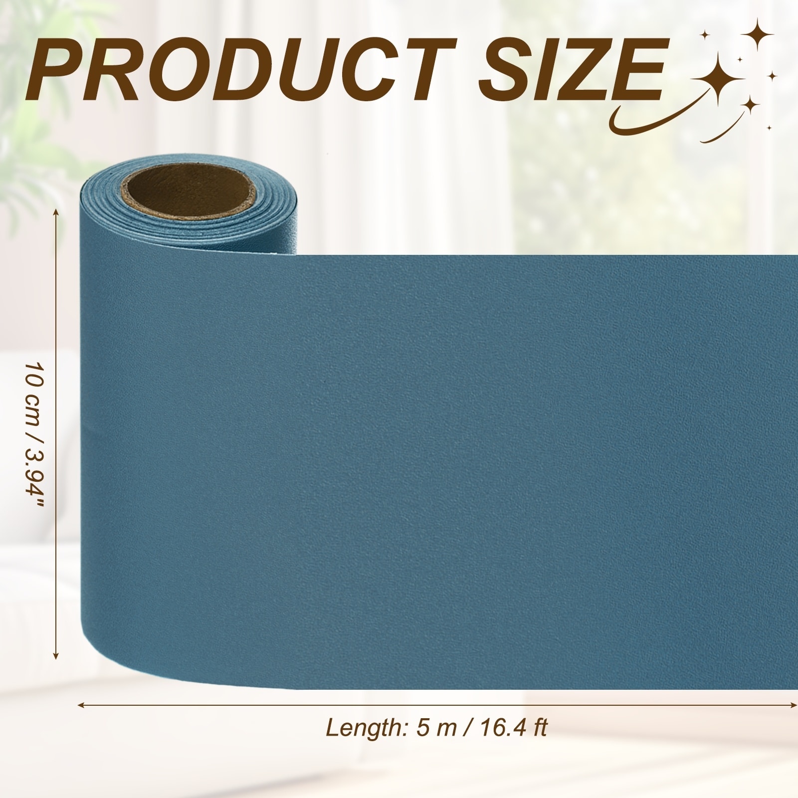 Wallpaper Border, Peel and Stick Wallpaper Borders, Self Adhesive Mirror Frame Trim Tape for Kitchens Decor