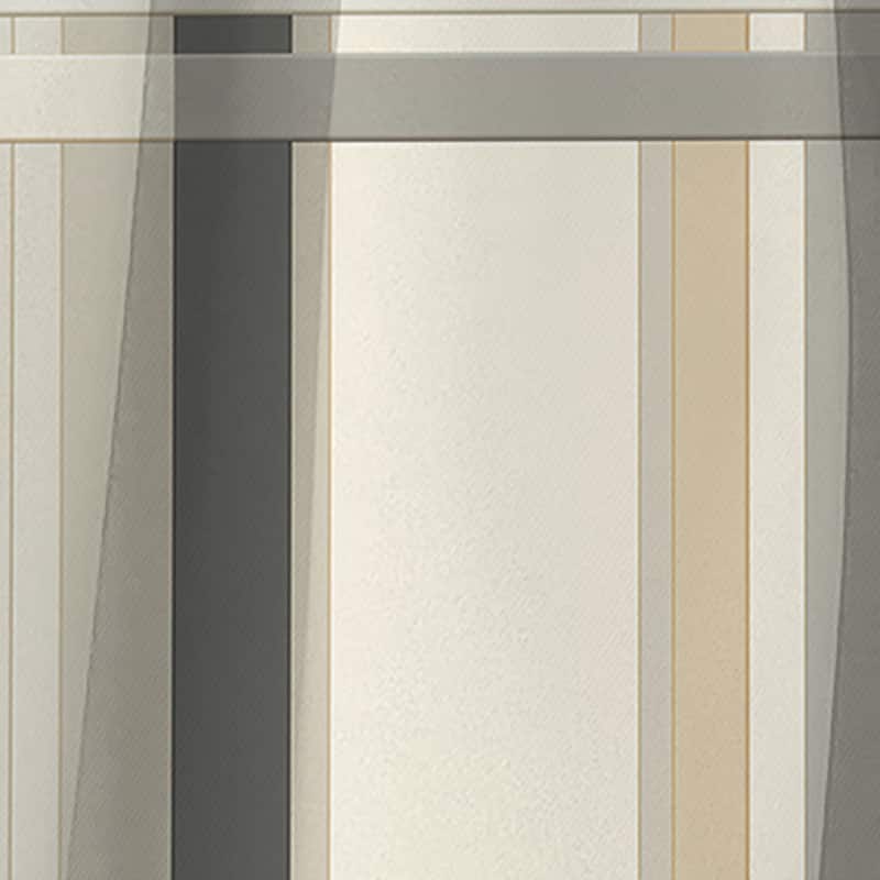 Designart "Balanced Lines" Striped Blackout Curtain For Living Room Décor