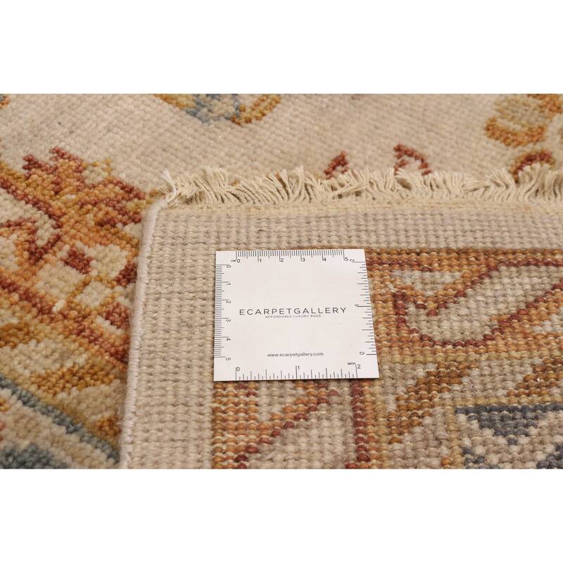 ECARPETGALLERY Hand-knotted Finest Agra Jaipur Ivory Wool Rug - 8'0 x 9'11
