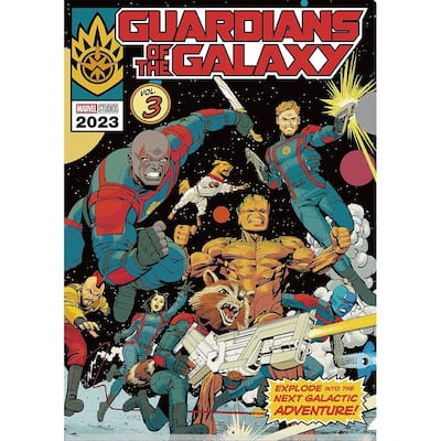 Guardians of the Galaxy - Comic Cover Art Poster - 24 x 36 Inch