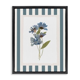 Stupell Summer Memories Florals Framed Floater Canvas Wall Art Design ...