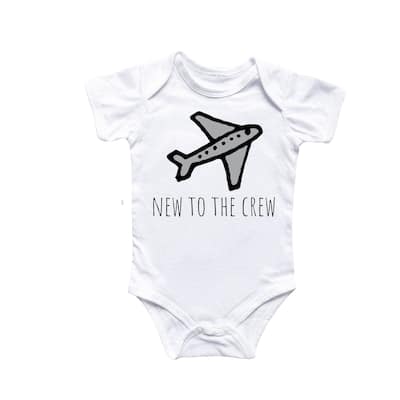 Copilot Pilot Airplane 1- Baby Boy Girl Clothes Infant Bodysuit Funny Cute Newborn