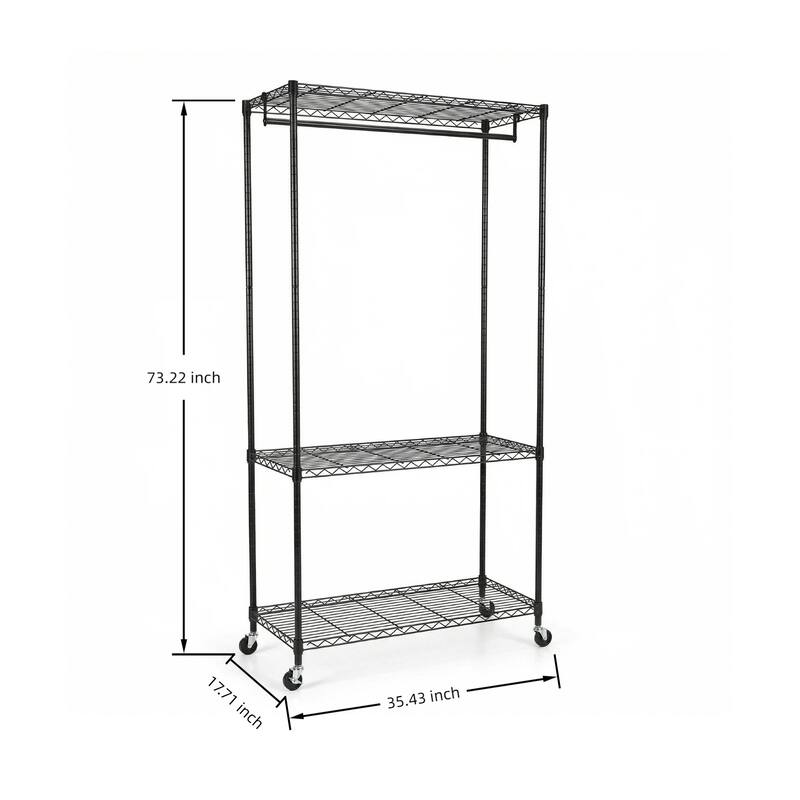 L-Shaped Desk with Large Desktop, Black finish