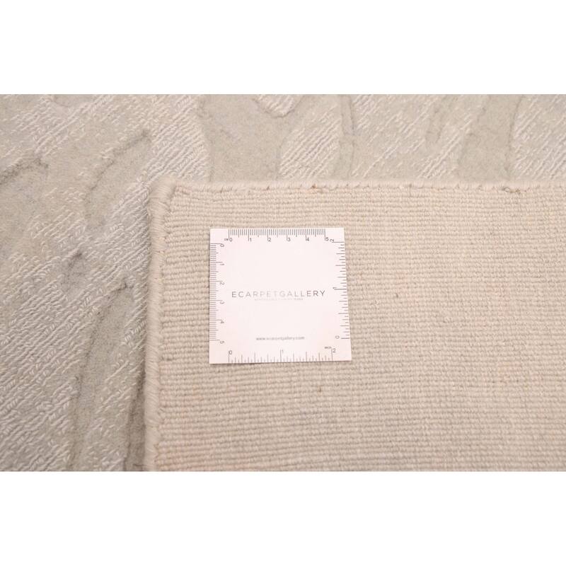 ECARPETGALLERY Hand Loomed Kashkuli Gabbeh Sage Wool Rug - 6'8 x 9'8