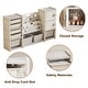 preview thumbnail 6 of 7, Kids Toy Storage Organizer 8 storage cabinet Removable Toy Bins, 4-Tier Book organizers Storage and 2 cabinet storage