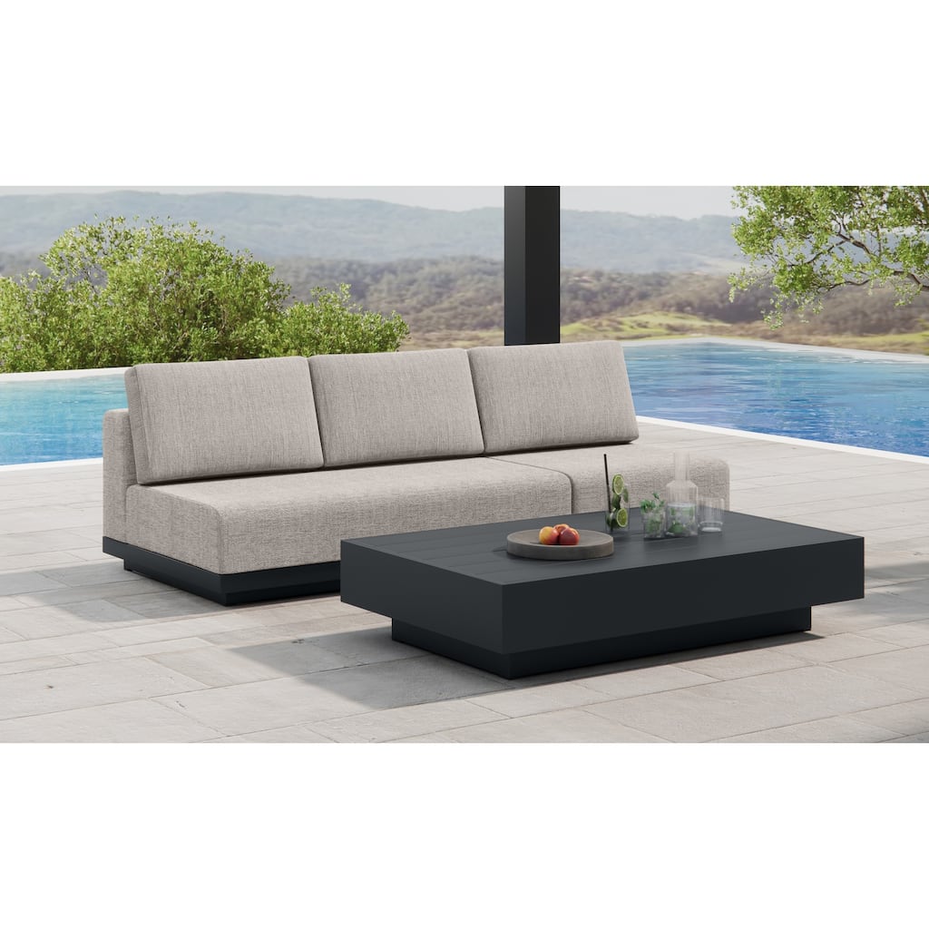 Oslo Aluminum Outdoor Upholstered Lounge Set - 3-Piece